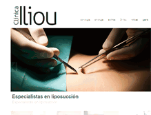 Tablet Screenshot of clinicailiou.com